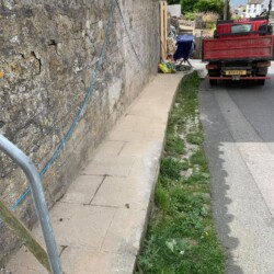 Brickwork removal after